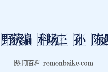 野获编·科场二·孙蕡陈遇是什么意思的图片